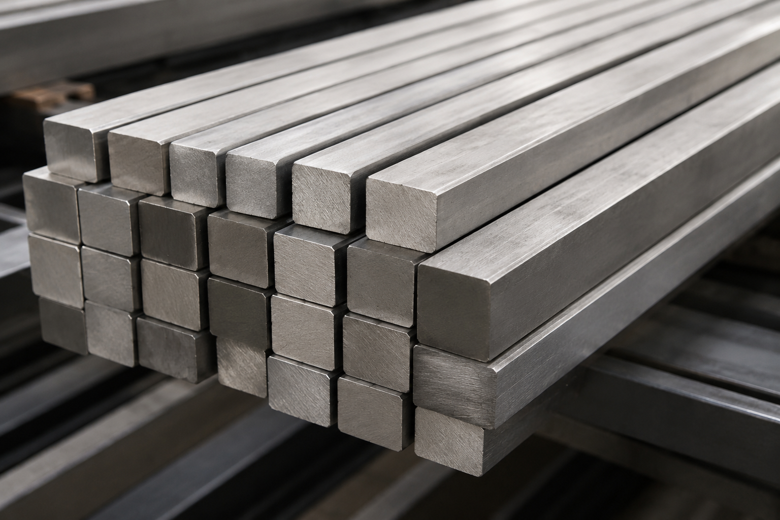 Stainless steel square bars